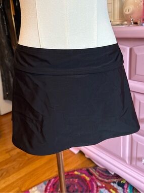Black Swim Skort